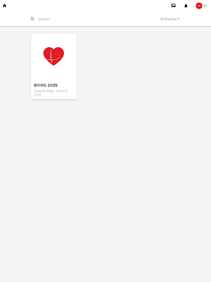 BHRS Events Screenshot 3