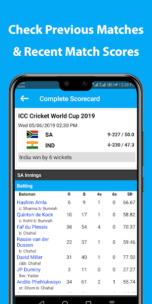 Live Cricket Scores & Updates | Cricket Matches Screenshot 2