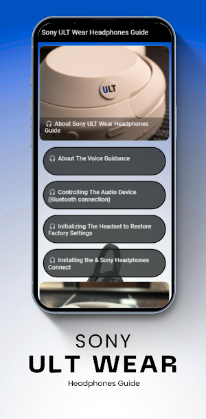 Sony ULT Wear Headphones Guide Screenshot 0