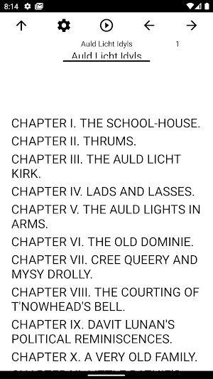 Book, Auld Licht Idyls Screenshot 0