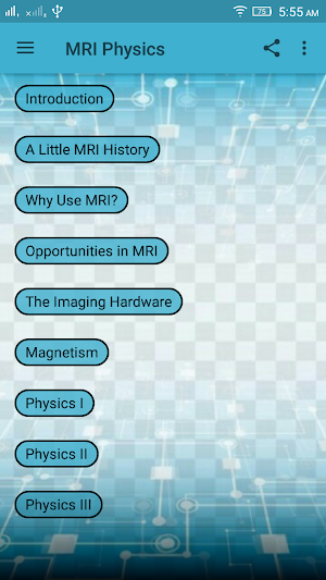 MRI Physics and Imaging Technology Screenshot 0