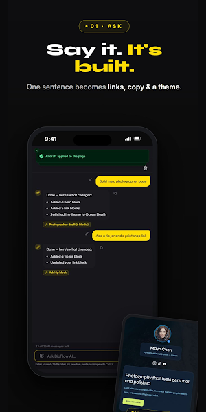 BioFlow - Link in Bio Builder Screenshot 1