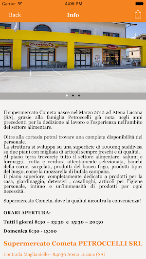 Cometa supermercato Screenshot 3