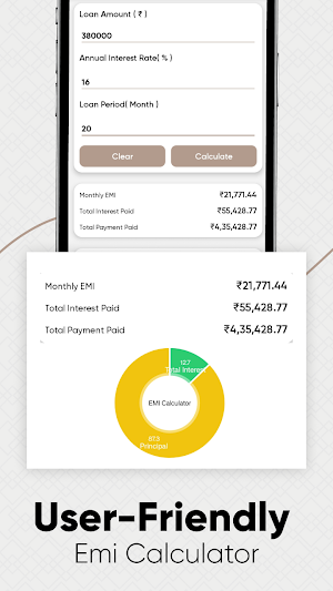 LoanCalc: EMI Loan Calculator Screenshot 1