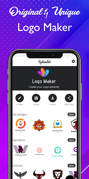 Logo maker 2020 3D logo designer, Logo Creator app Screenshot 1