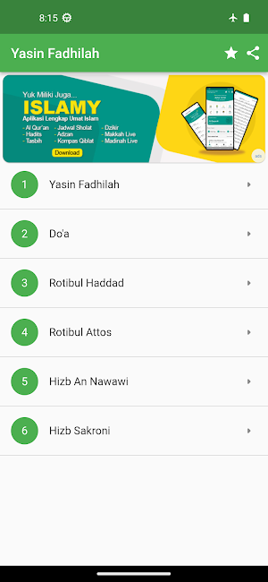 Yasin Fadhilah Screenshot 0