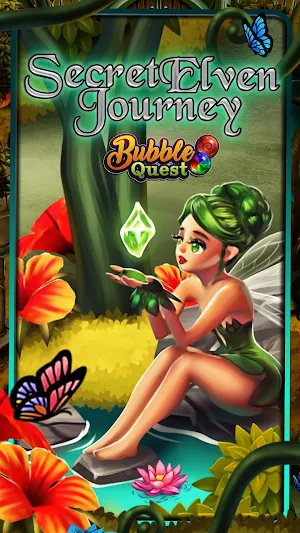 Bubble Pop Quest: Free Secret Elven Shooter Game Screenshot 0