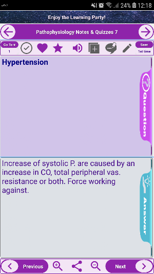 Pathophysiology Exam Prep: study notes and quizzes Screenshot 1