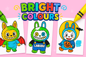 Labubu Coloring Games for Kids Screenshot 3