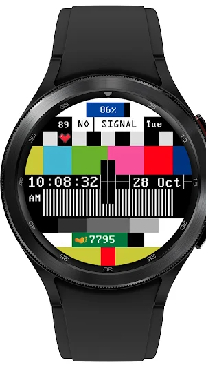 No Signal – Retro TV Watchface Screenshot 0