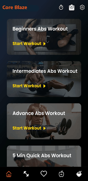Core Blaze: Abs & Weight Loss Screenshot 0