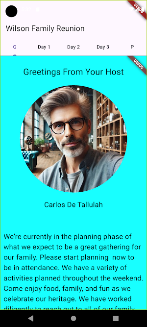 The Reunion App Screenshot 1