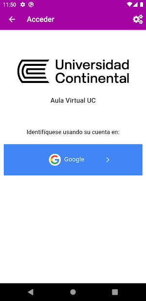 Aula Virtual UContinental Screenshot 1