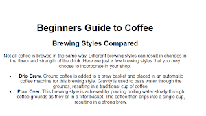 Beginners Guide to Coffee Screenshot 0