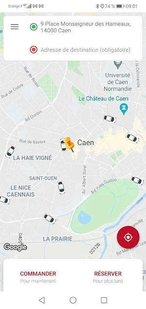 Taxi Abbeilles Caen Screenshot 1