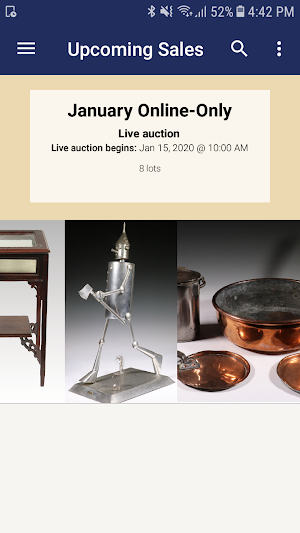 Vintage Accents Auctions Screenshot 0