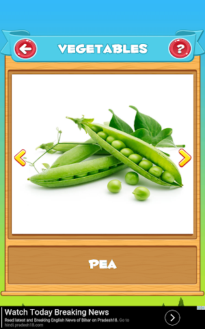 Learn Fruits and Vegetables Screenshot 2