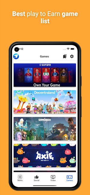 Play to Earn & Metaverse News Screenshot 2