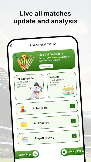 Live Cricket TV HD Screenshot 1