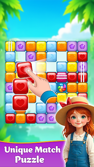 Sabrina Block Match Adventure Screenshot 0