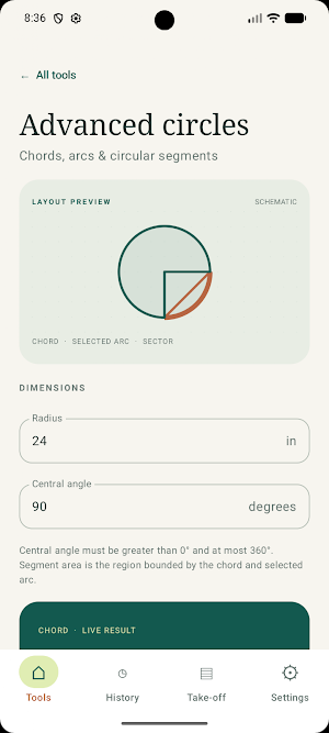 feet inch calculator Screenshot 3
