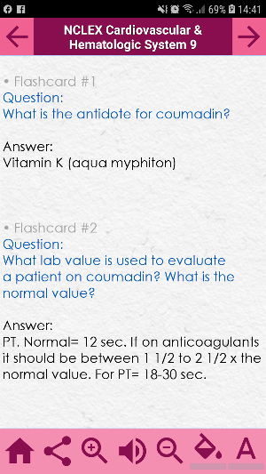 NCLEX Cardiovascular & Hematologic System. Screenshot 2