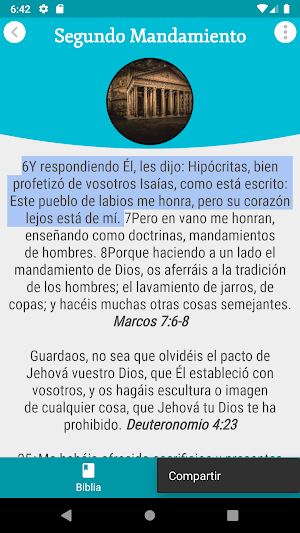 Los Diez Mandamientos Screenshot 3