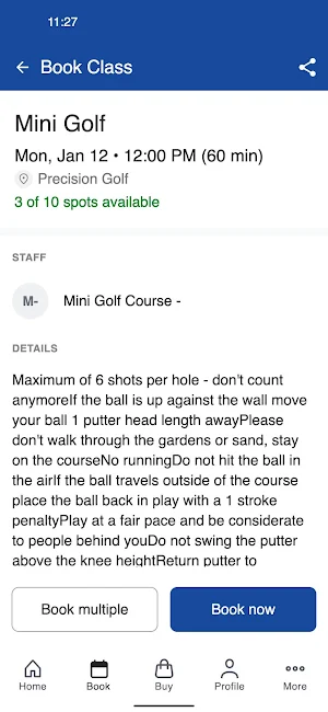 Precision Golf Cromer Screenshot 2