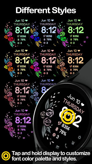 Flower Watchface Screenshot 1