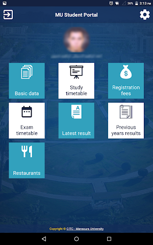 Student Portal Screenshot 1