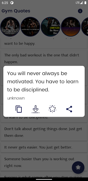 Gym Quotes and Sayings Screenshot 3