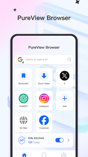PureView Browser - Safe & Fast Screenshot 0