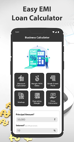 Easy EMI Loan Calculator Screenshot 1