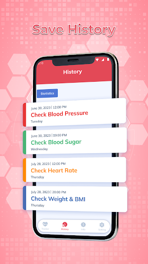 Blood Pressure Tracker Screenshot 3