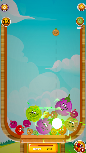 Veggie Merge Master-ASMR Games Screenshot 2
