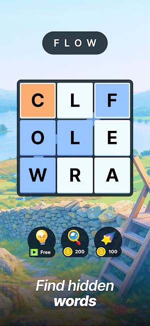 Word Flow - Relax Word Search Screenshot 1