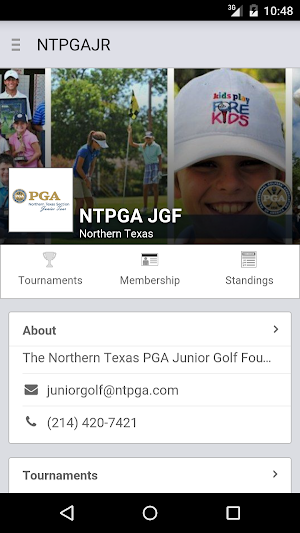 Northern Texas PGA Junior Tour Screenshot 0