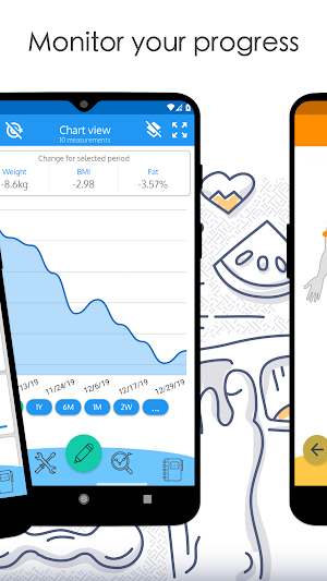 Body Diary — Weight Loss Tracker with Measures Screenshot 1