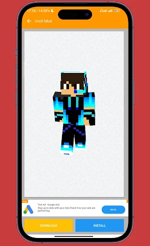 Gamer Skin for Minecraft PE Screenshot 1