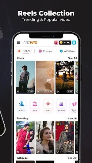 Artwiz - Video Story Maker Screenshot 1