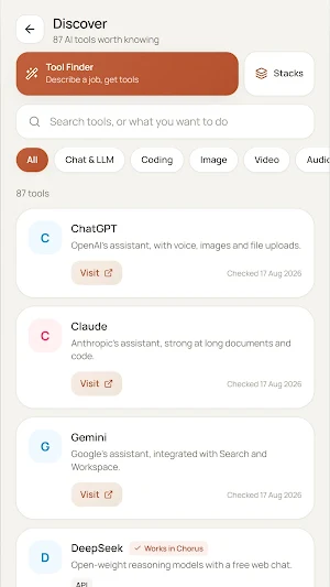 Chorus – All AI, One Place Screenshot 2