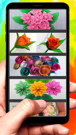 DIY Paper Flowers Idea Screenshot 2