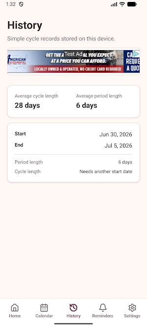 My Period: Tracker Screenshot 2