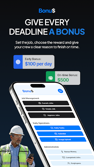 Bonus Money: Job Management Screenshot 1