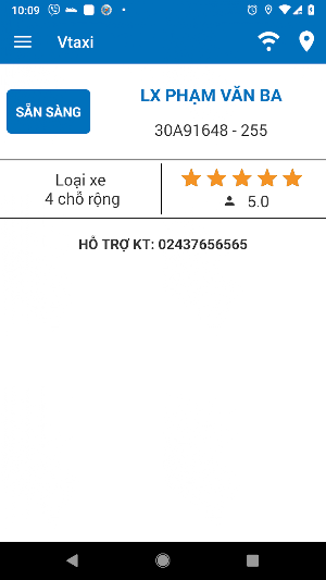 Lái xe Vtaxi Screenshot 0