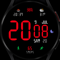 Digital Watch Face Wear OS