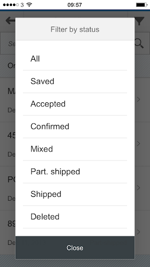 MH Order Track Screenshot 2