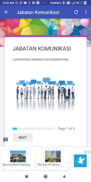 Pastor Report Screenshot 2