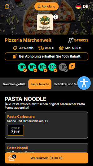 Pizzeria Märchenwelt Emsdetten Screenshot 1