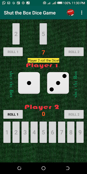 Shut-the-Box Dice Game Screenshot 3
